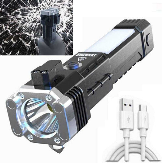 High Power  Flashlight Focus Light Power Bank
